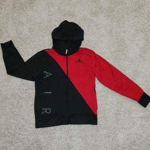 Boys Air Jorden Therma-Fit Zip Up Hoodie